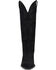 Image #4 - Dingo Women's Evita Tall Suede Western Boots - Snip Toe, Black, hi-res