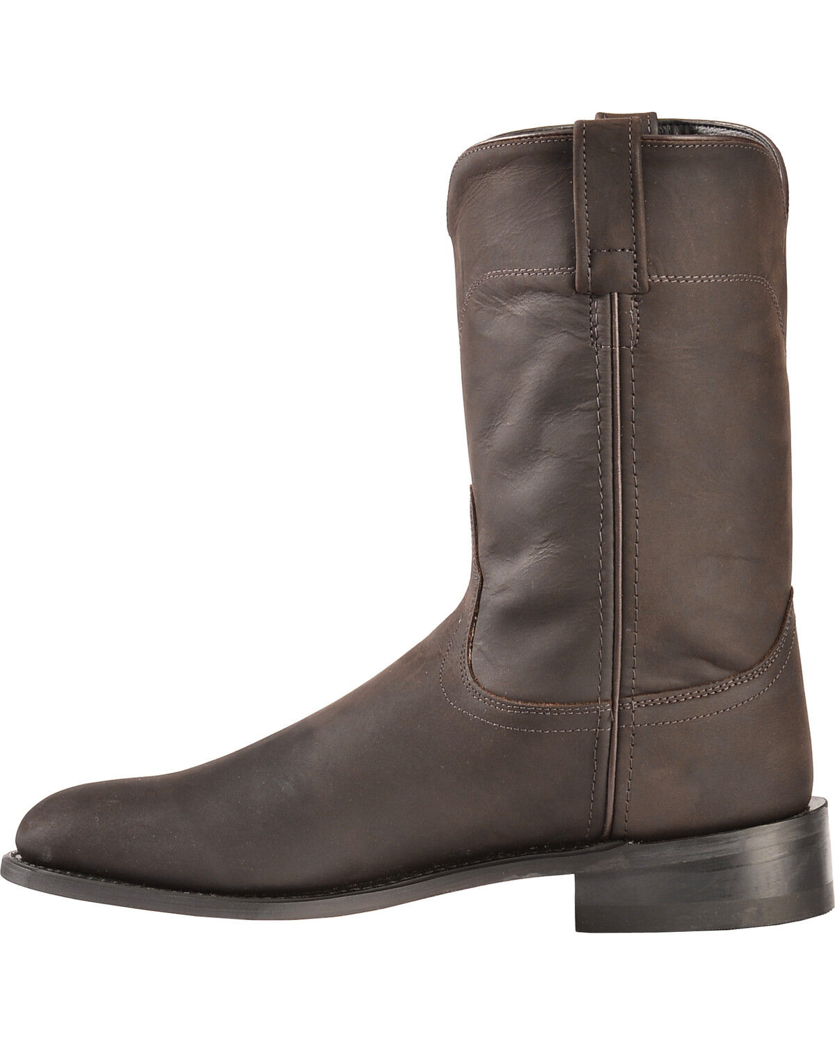 old west men's leather roper cowboy boot