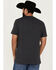 Image #4 - Wrangler Men's Logo Short Sleeve Graphic T-Shirt, Charcoal, hi-res