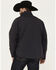 Image #4 - Cowboy Hardware Men's Logo Softshell Jacket, Dark Grey, hi-res