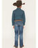 Image #3 - Wrangler 20X Boys' Dark Wash Slim Bootcut Stretch Denim Jeans, Dark Wash, hi-res