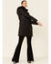 Roper Women's Parachute Down-Fill Zip-Front Hooded Coat , Black, hi-res