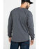 Image #2 - Ariat Men's FR Air Henley Long Sleeve Work Shirt, Charcoal, hi-res