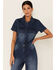 Idyllwind Women's Bluebird Denim Jumpsuit , Dark Blue, hi-res