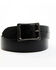 Image #1 - Brothers and Sons Men's Burnished Leather Belt, Black, hi-res