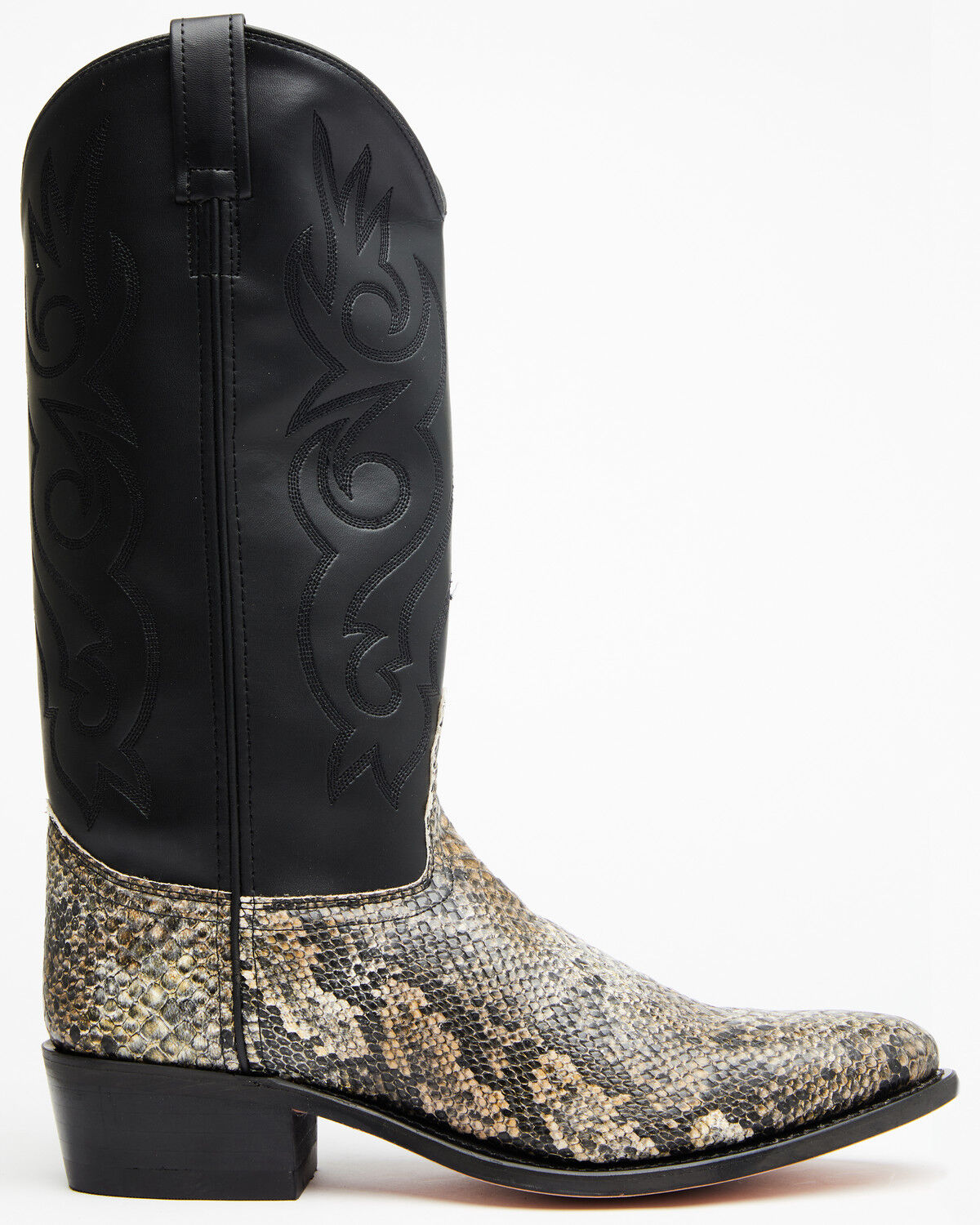 snake print cowgirl boots