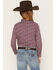 Image #4 - Cruel Girl Girl's Floral Print Long Sleeve Rhinestone Snap Western Shirt, Blue, hi-res