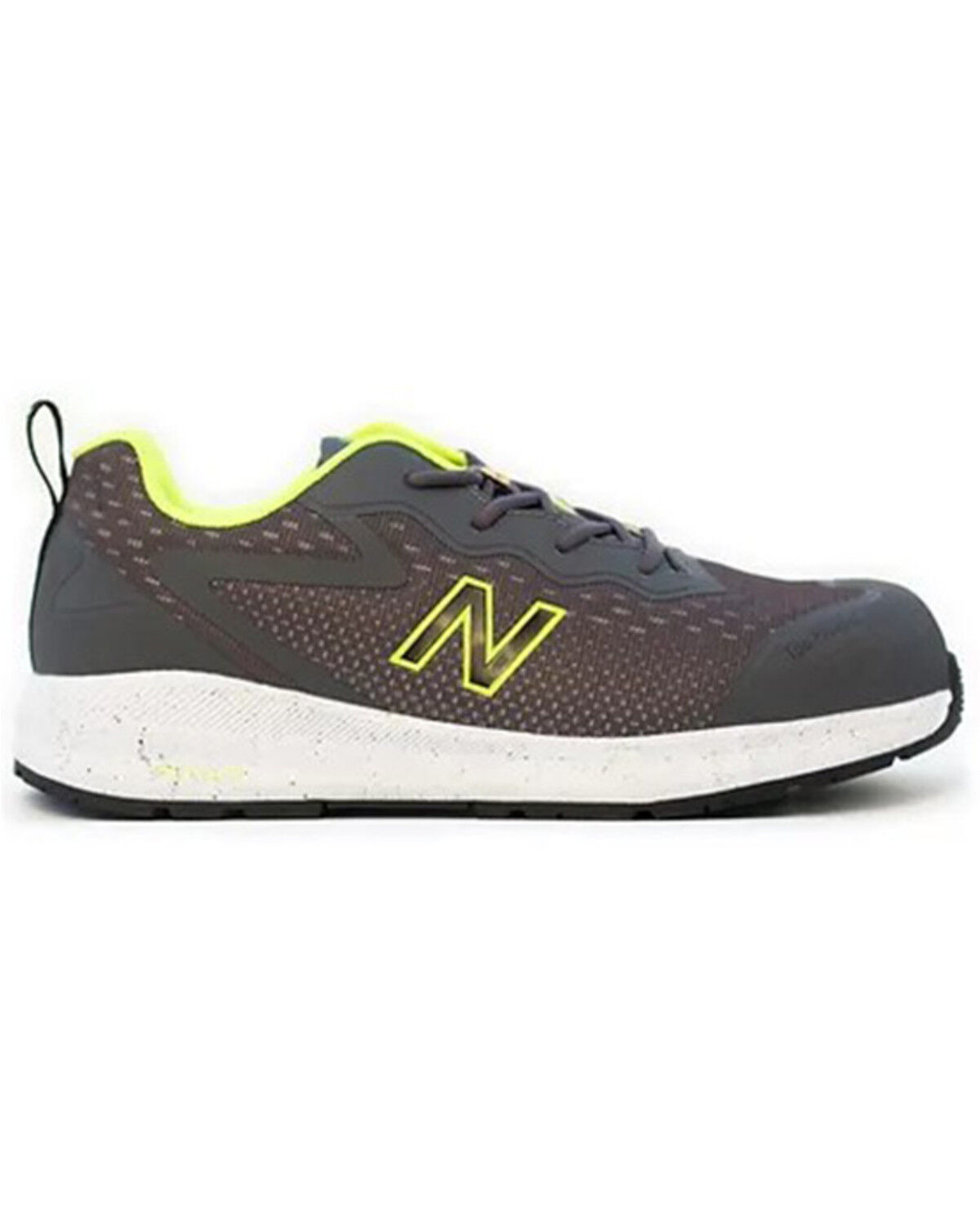 Image #2 - New Balance Men's Logic Lace-Up Work Shoes - Composite Toe, Grey, hi-res