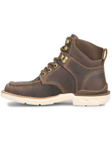 Double H Women's Spirit 4" Lace-Up Waterproof Work Boots - Composite Toe , Brown, hi-res
