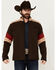 Image #1 - RANK 45® Men's Chevron Moto Softshell Jacket, Coffee, hi-res