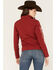 Ariat Women's Embroidered Logo Aparejo Team Softshell Jacket, Red, hi-res