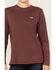 Image #4 - Ariat Women's Rebar Workman Reflective Flag Long Sleeve Tee, Purple, hi-res