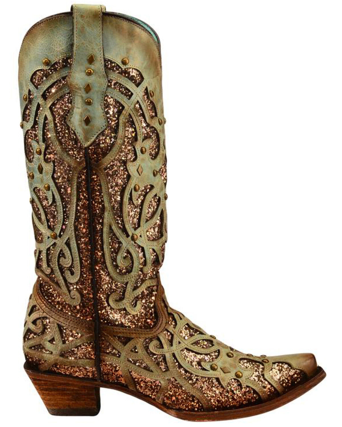 sparkle sequin cowboy boots