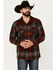 Image #1 - Pendleton Men's Plaid Print Board Shirt, Black, hi-res