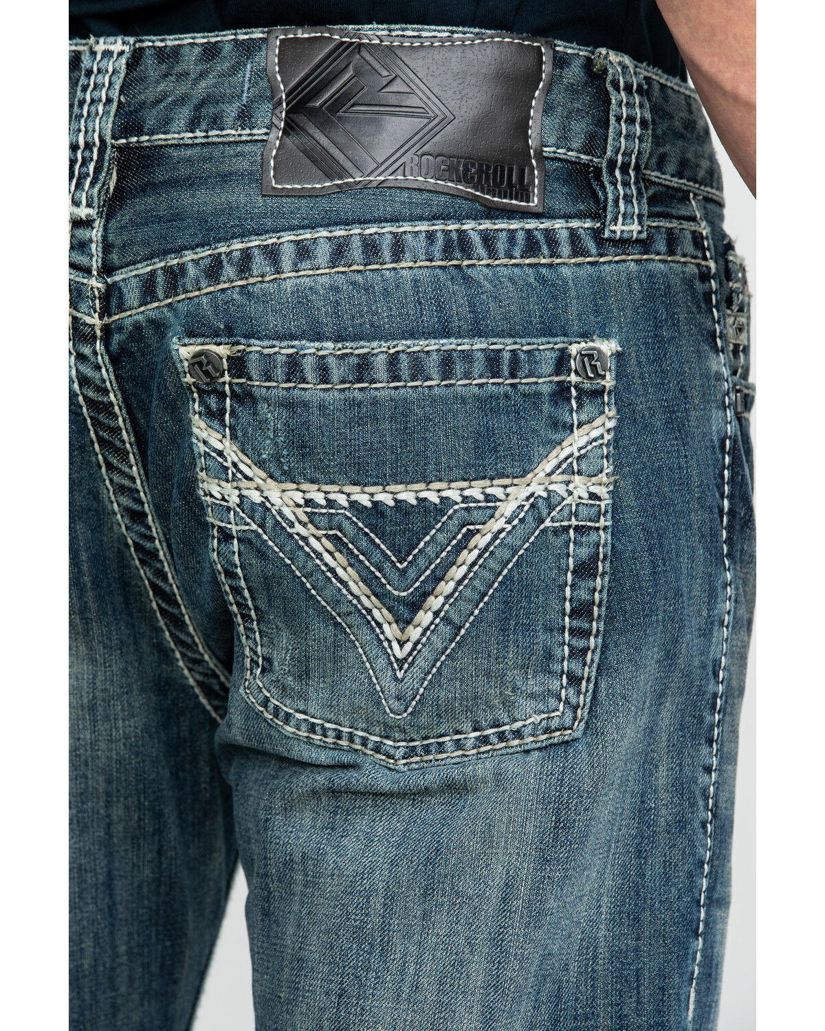 Rock & Roll Denim Men's Pistol Med Bootcut Jeans | Sheplers Rock & Roll Denim Men's Pistol Med Bootcut Jeans | Sheplers