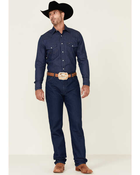 Wrangler 13MWZPW Cowboy Cut Original Fit Prewashed Jeans , Blue, hi-res