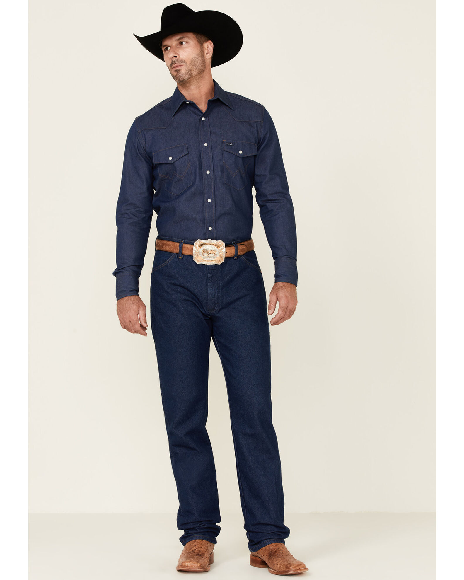 Cowboy in top jeans