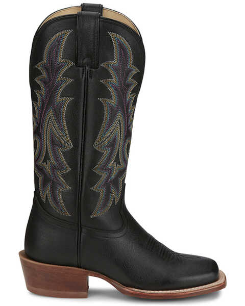 Image #2 - Tony Lama Women's Estella Western Boots - Square Toe , Black, hi-res