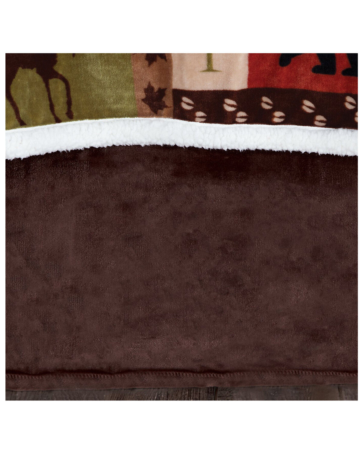 Image #1 - Carstens Home Solid Brown Plush Velvet Bed Skirt - Twin Size, Brown, hi-res