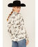 Image #4 - Wrangler Retro Women's Horse Cactus Print Long Sleeve Snap Western Shirt, White, hi-res