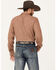Image #4 - Blue Ranchwear Men's Decatur Checkered Print Long Sleeve Snap Work Shirt, Russett, hi-res