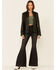 Image #2 - Scully Women's Rich Lamb Lined Snap-Front Leather Shirt Jacket, , hi-res