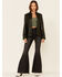 Image #2 - Scully Women's Rich Lamb Lined Snap-Front Leather Shirt Jacket , , hi-res