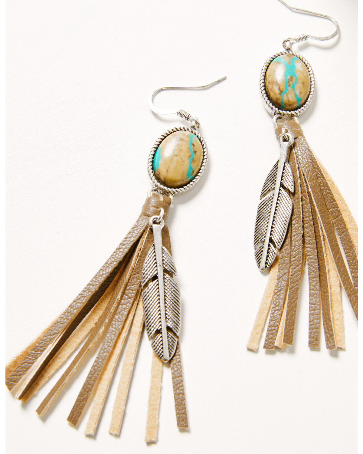 Image #2 - Shyanne Women's Sedona Sky Fringe Earrings, Silver, hi-res