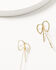 Image #1 - Ink + Alloy Women's Katie Large Ribbon Bow Earrings, Multi, hi-res