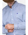 Image #5 - Cinch Men's Striped Print Tencel Long Sleeve Button-Down Western Shirt - Big & Tall, Royal Blue, hi-res