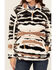 Image #3 - Hooey Women's Striped Fleece 1/2 Zip Pullover, Black, hi-res