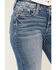 Image #4 - Miss Me Women's Light Wash Mid Rise Stretch Bootcut Jeans , Light Wash, hi-res