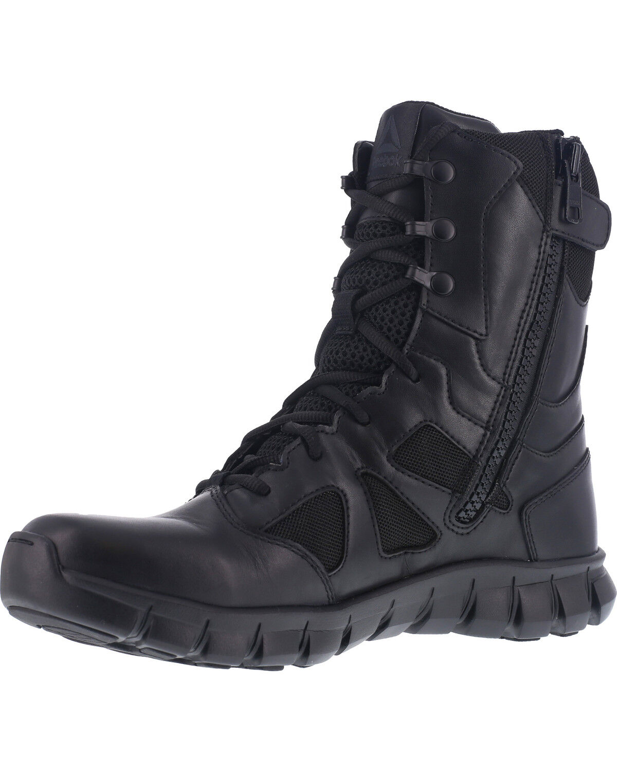 Image #2 - Reebok Men's 8" Sublite Cushion Tactical Boots - Soft Toe, Black, hi-res