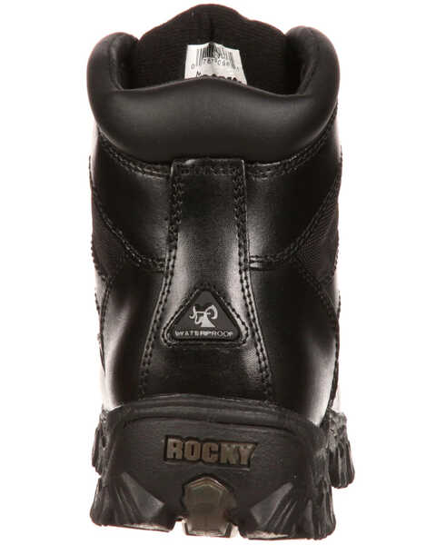 Image #4 - Rocky Women's AlphaForce 6" Waterproof Duty Boots - Round Toe, Black, hi-res
