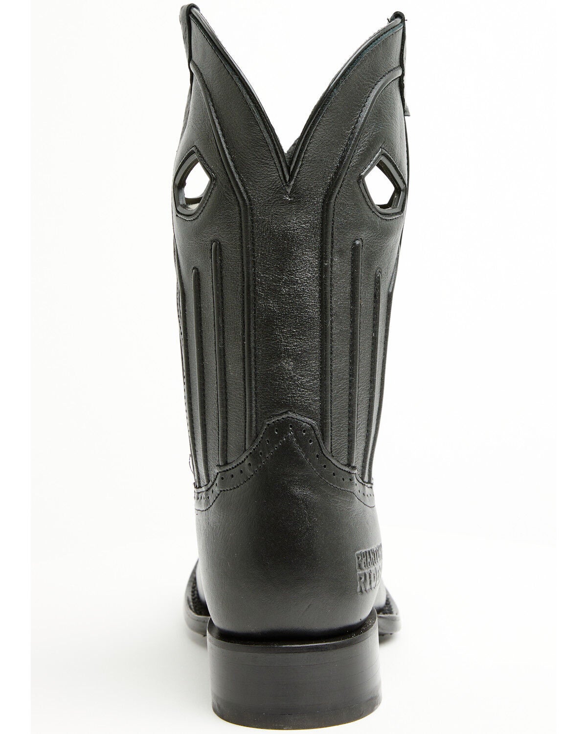 Image #5 - Phantom Rider Men's 11" Arcana Western Boots - Square Toe, Black, hi-res