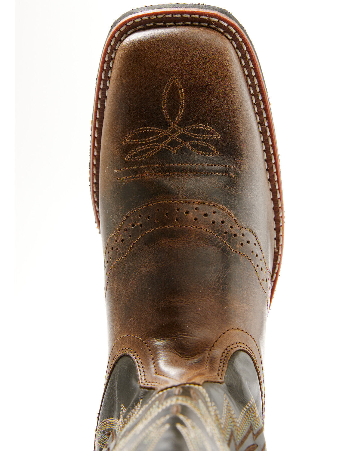 Image #6 - Laredo Men's Hyde Performance Western Boots - Broad Square Toe, Brown, hi-res