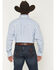 Image #4 - Wrangler Men's Plaid Print Long Sleeve Button-Down Western Shirt, Blue, hi-res