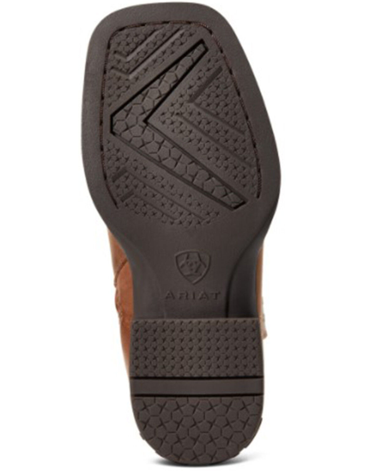 Image #5 - Ariat Boys' Amos Easy Fit Western Boot - Broad Square Toe, Brown, hi-res