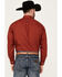 Ariat Men's Kaisen Print Long Sleeve Button-Down Western Shirt, Red, hi-res