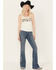 Image #1 - Idyllwind Women's Outlaw Woman Studded Tank, Ivory, hi-res