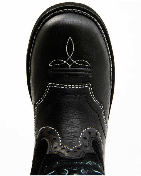 Image #6 - Shyanne Women's Fillies Rainie Western Boots - Round toe, Black, hi-res