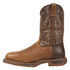 Rocky Long Range Western Work Boots - Composite Toe, Saddle Brown, hi-res