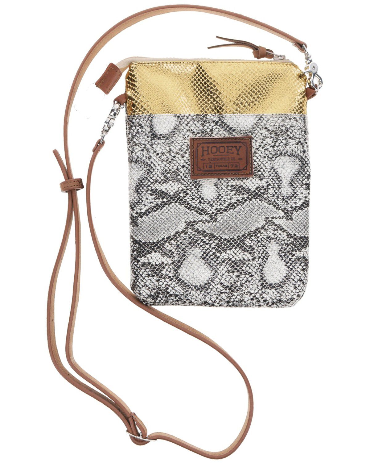Image #1 - Hooey Women's Snake Print Crossbody Bag, Multi, hi-res