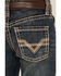 Image #4 - Panhandle Boys' Dark Wash Vintage Revolver Denim Jeans, Dark Wash, hi-res