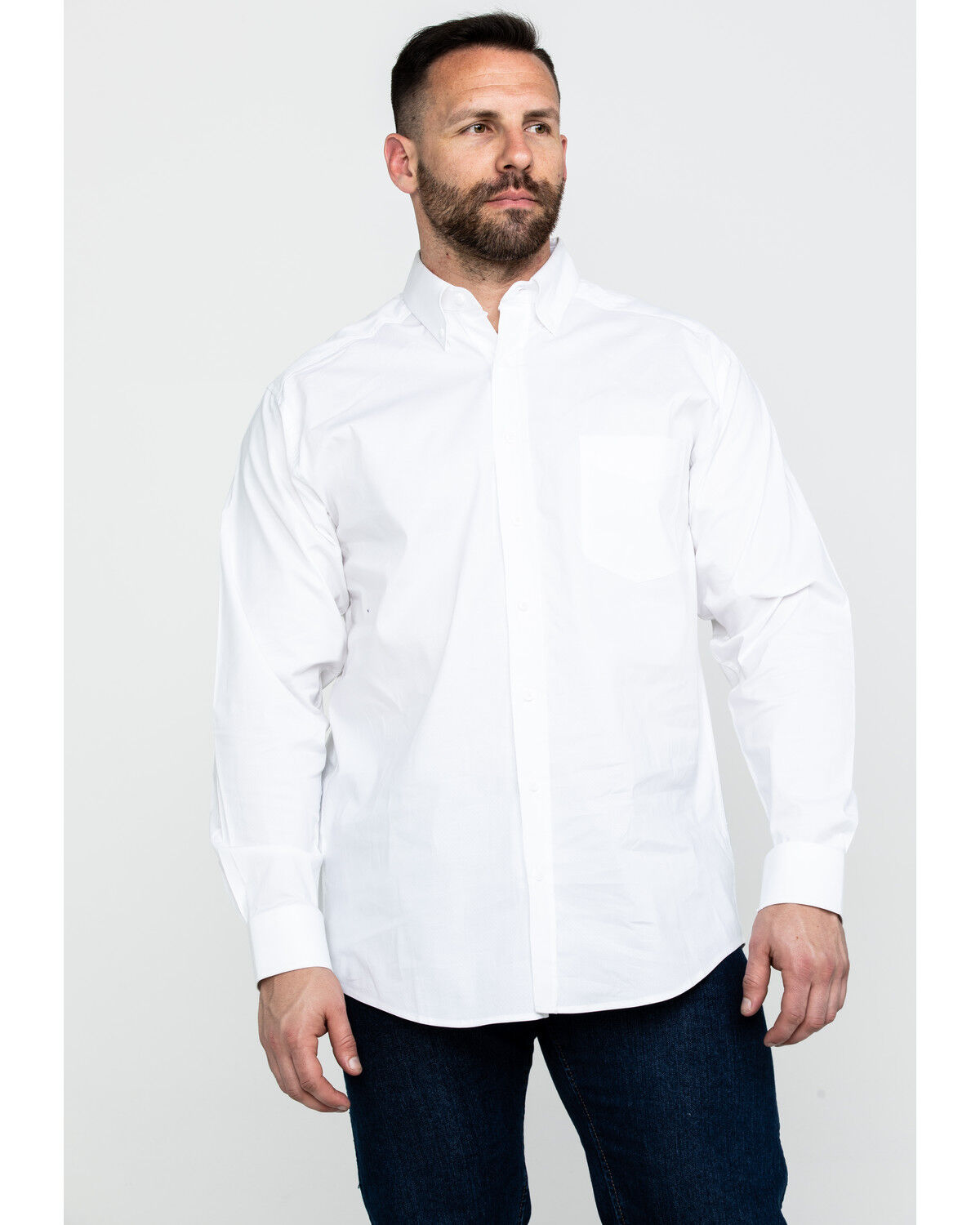 Image #5 - Panhandle Men's Retro Button Down Long Sleeve Western Shirt, , hi-res