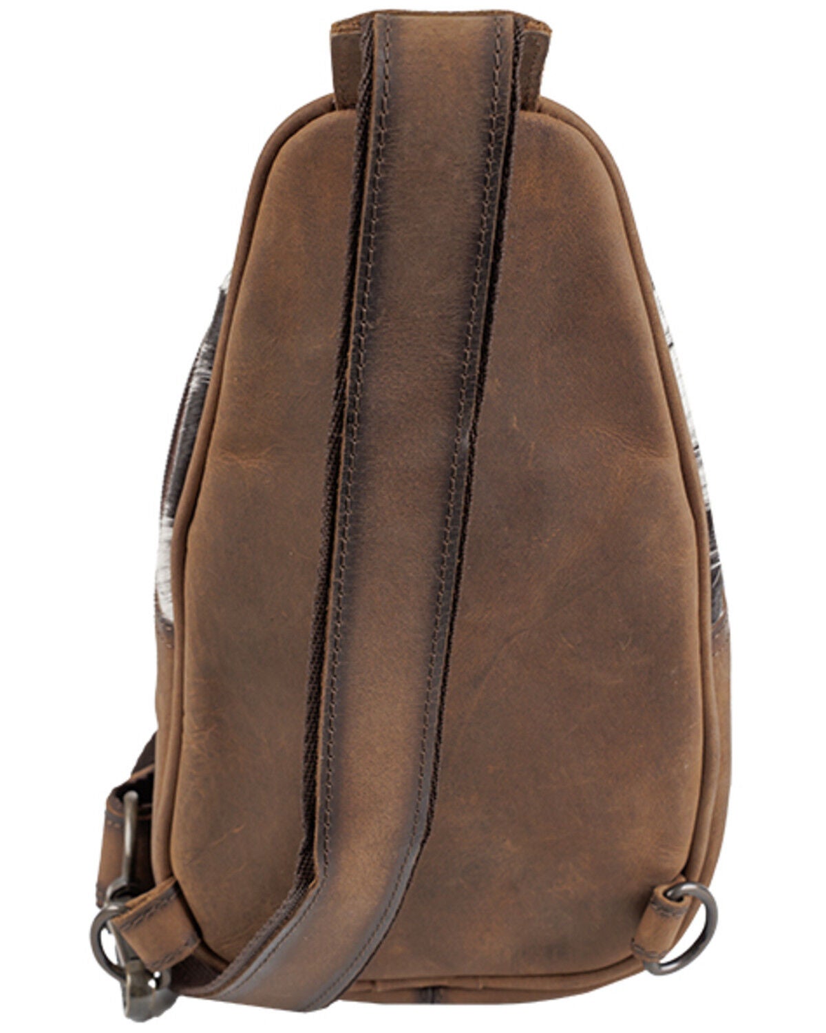 Image #3 - STS Ranchwear By Carroll Women's Sojourner Cowhide Sling Bag, Brown, hi-res
