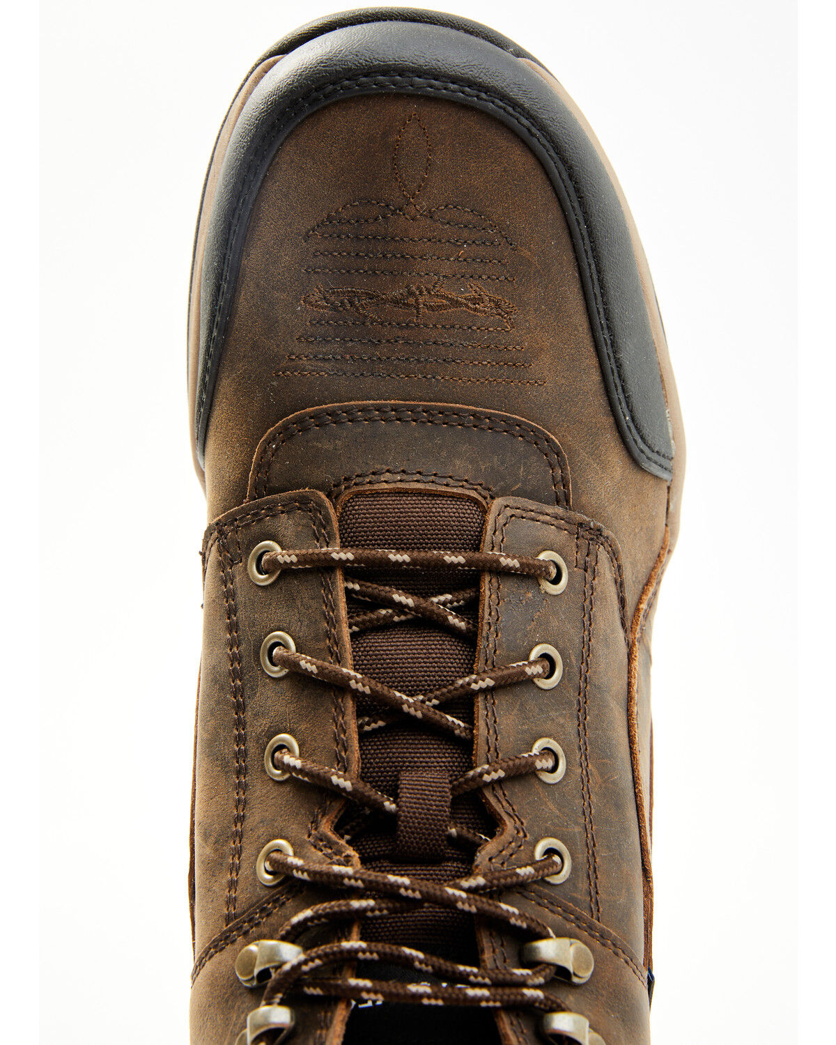 Image #6 - Cody James Men's Endurance Corral Lace-Up WP Soft Work Hiking Boots, Chocolate, hi-res