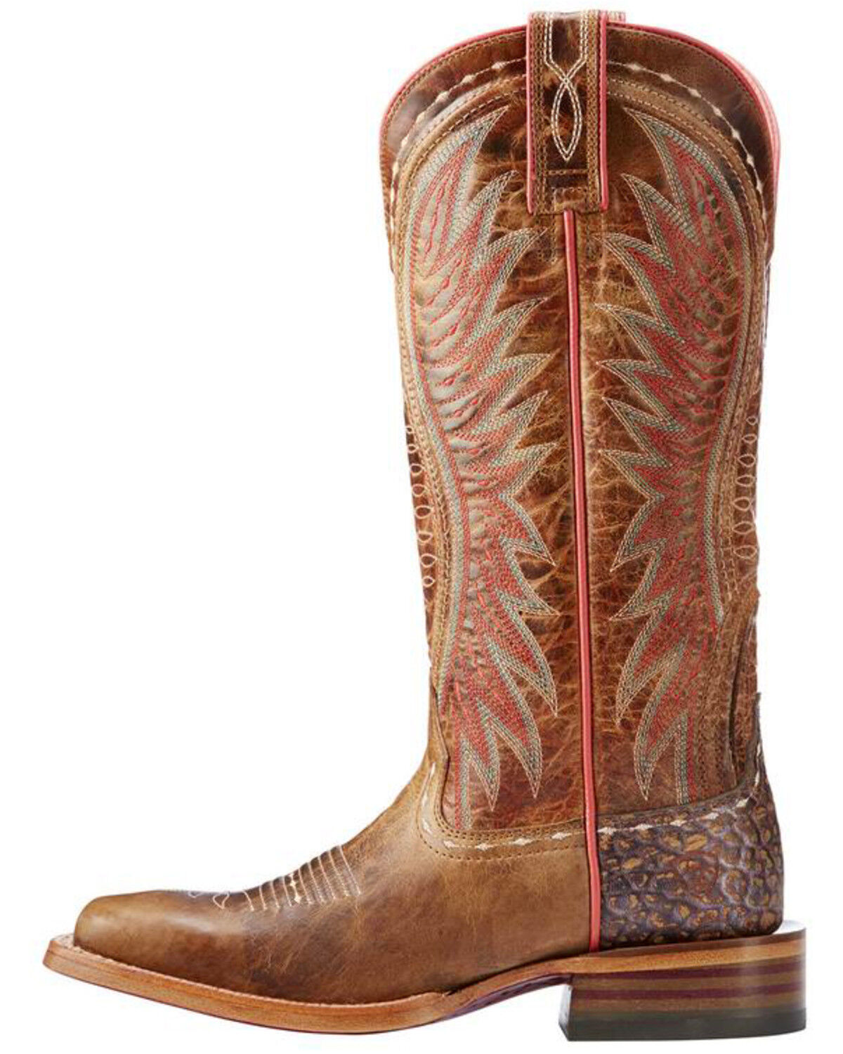 red bottom ariat boots