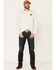Image #2 - Wanakome Men's Orion Logo Patch Long Sleeve T-Shirt , Oatmeal, hi-res