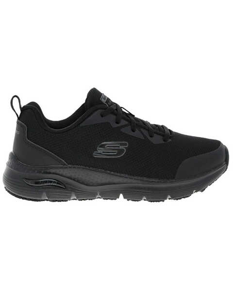 Image #2 - Skechers Women's Arch Fit Work Shoes - Round Toe , Black, hi-res